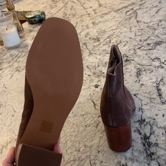 Madewell The Greer Boot in Suede NB282 brown boots - Picture 5 of 5